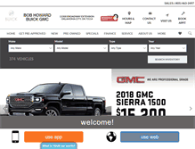 Tablet Screenshot of bobhowardbuickgmc.com